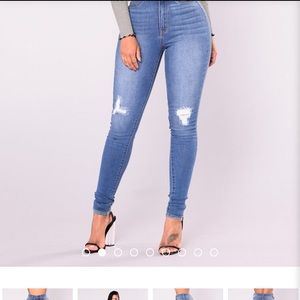 High waisted skinny jeans, brand new